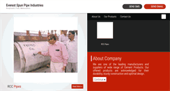 Desktop Screenshot of everestspunpipeindustries.com