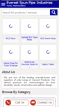 Mobile Screenshot of everestspunpipeindustries.com