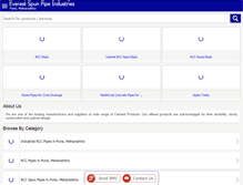 Tablet Screenshot of everestspunpipeindustries.com